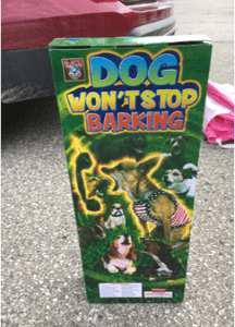 Dog Won’t Stop Barking Artillery Shells